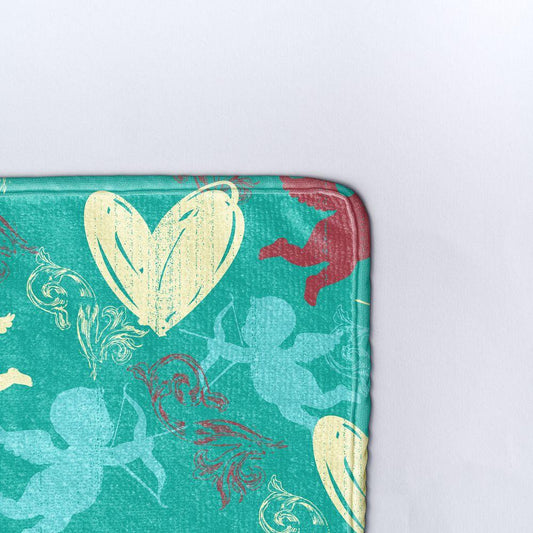 Плажна кърпа Купидони и сърца