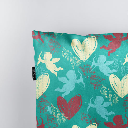 Възглавница Купидони и сърца