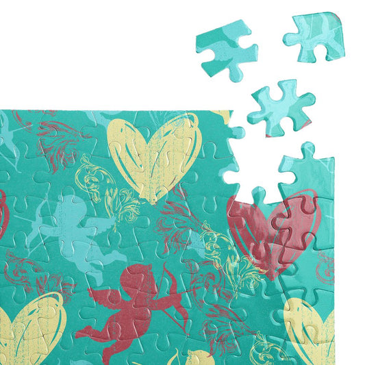 Пъзел Купидони и сърца