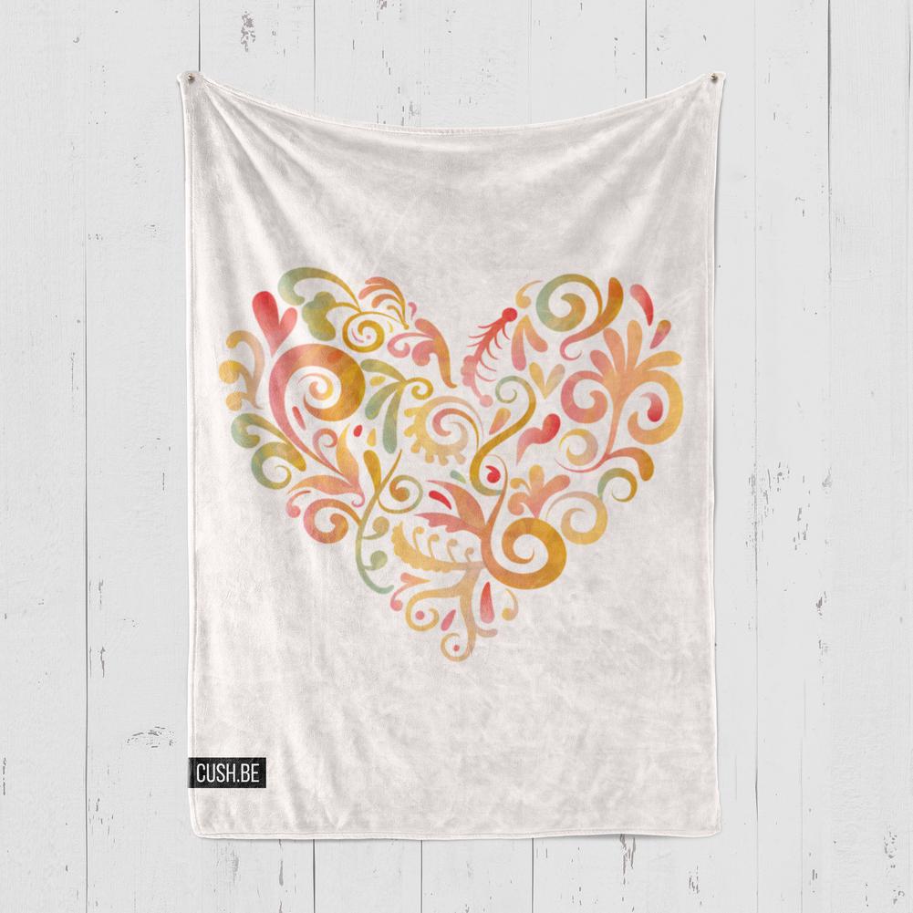Одеяло Флорално сърце