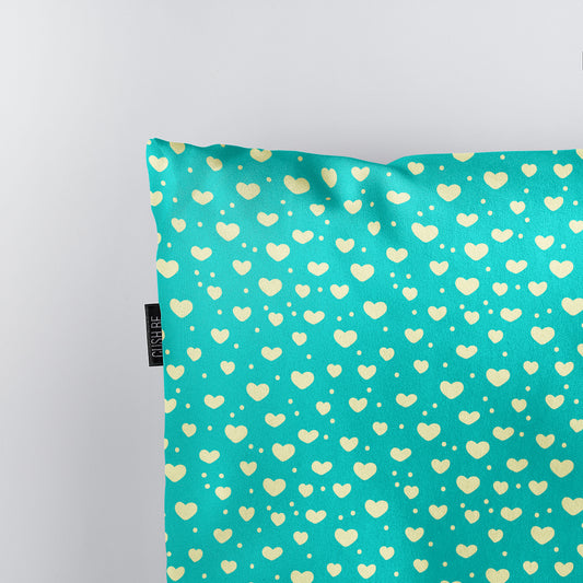 Възглавница Сърца и сняг