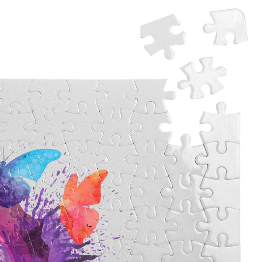 Пъзел Цветни пеперуди