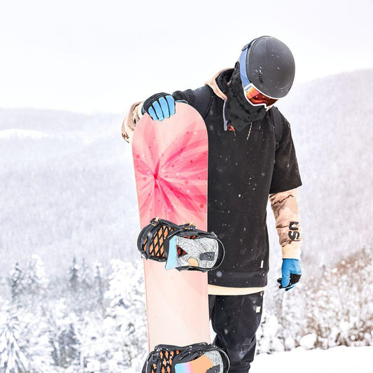 Сноуборд скин Абстрактно цвете