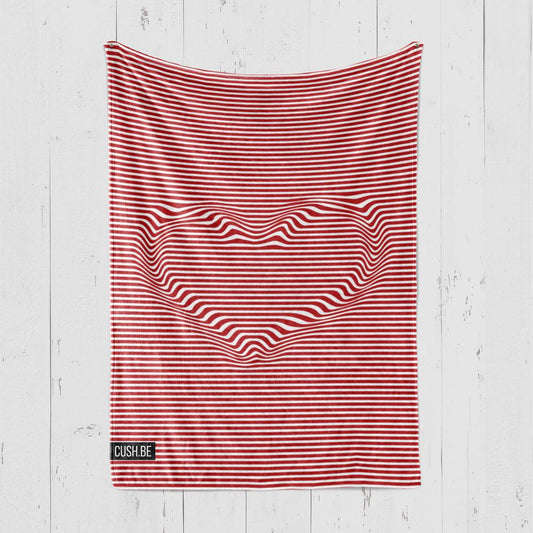 Одеяло Сърце на черти