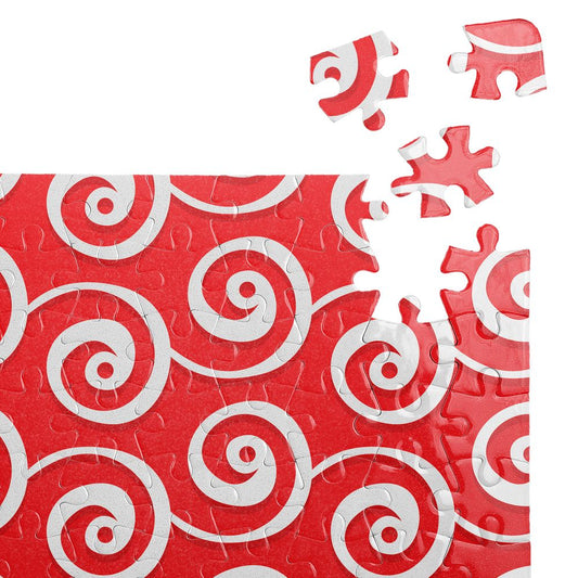 Пъзел Червени завъртулки