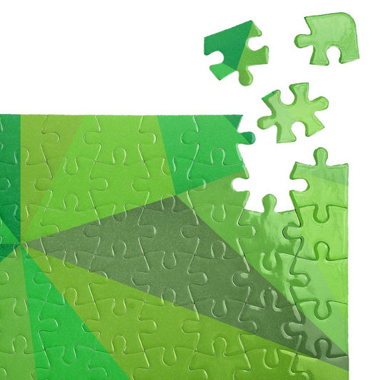 Пъзел Зелени триъгълници