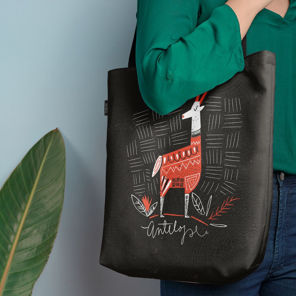 Чанта Илюстрация на антилопа