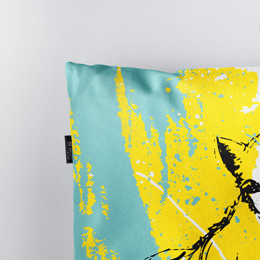 Възглавница Нарисувана котка