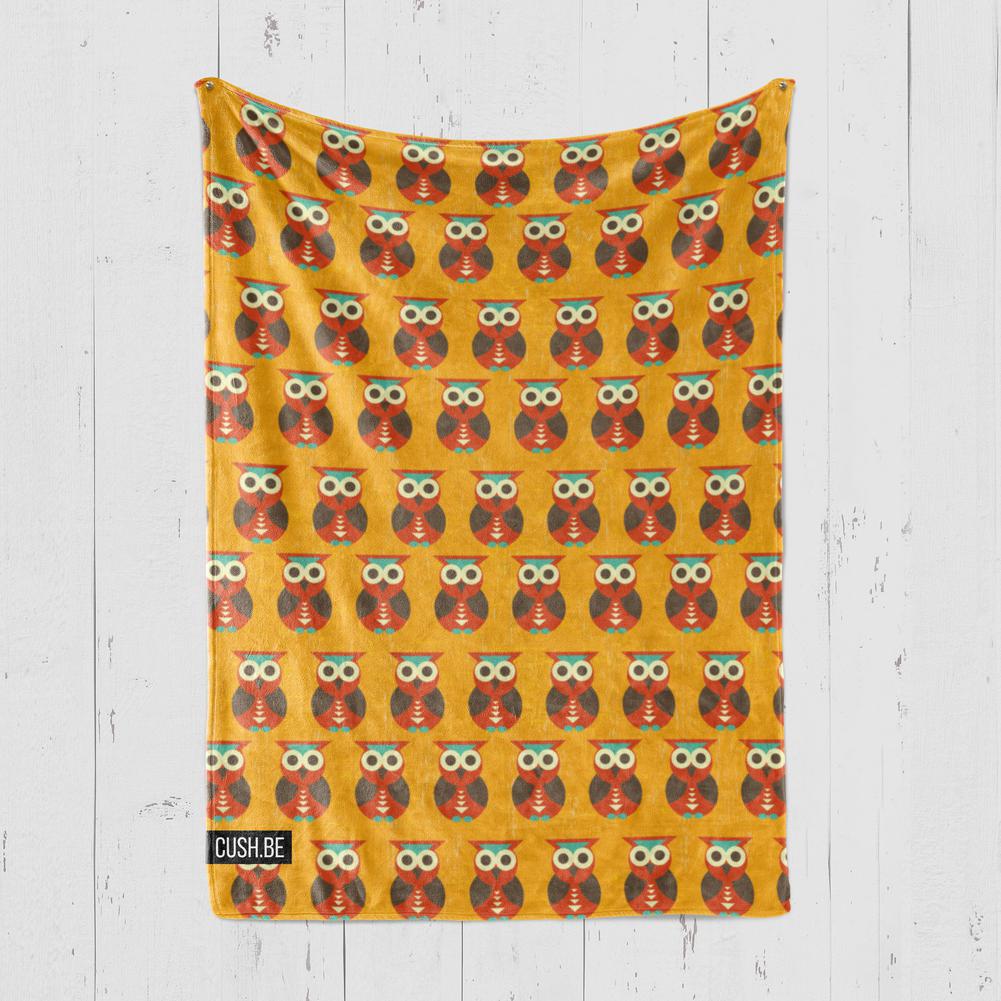 Одеяло Ретро бухал