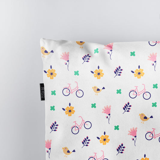 Възглавница Колела с цветя