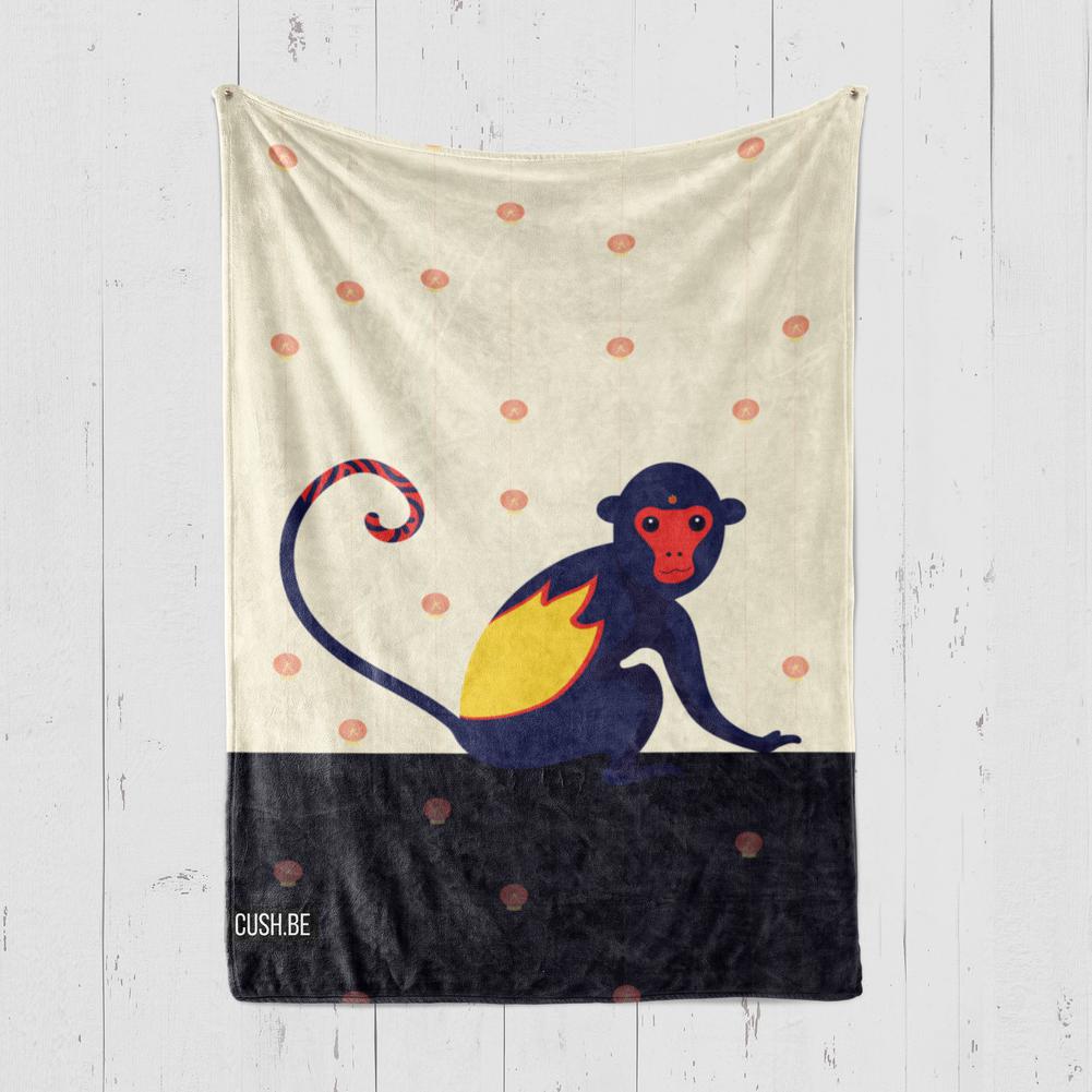 Одеяло Синя маймуна