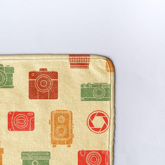 Плажна кърпа Ретро камери