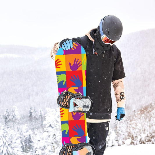Сноуборд скин Поп Арт ръце