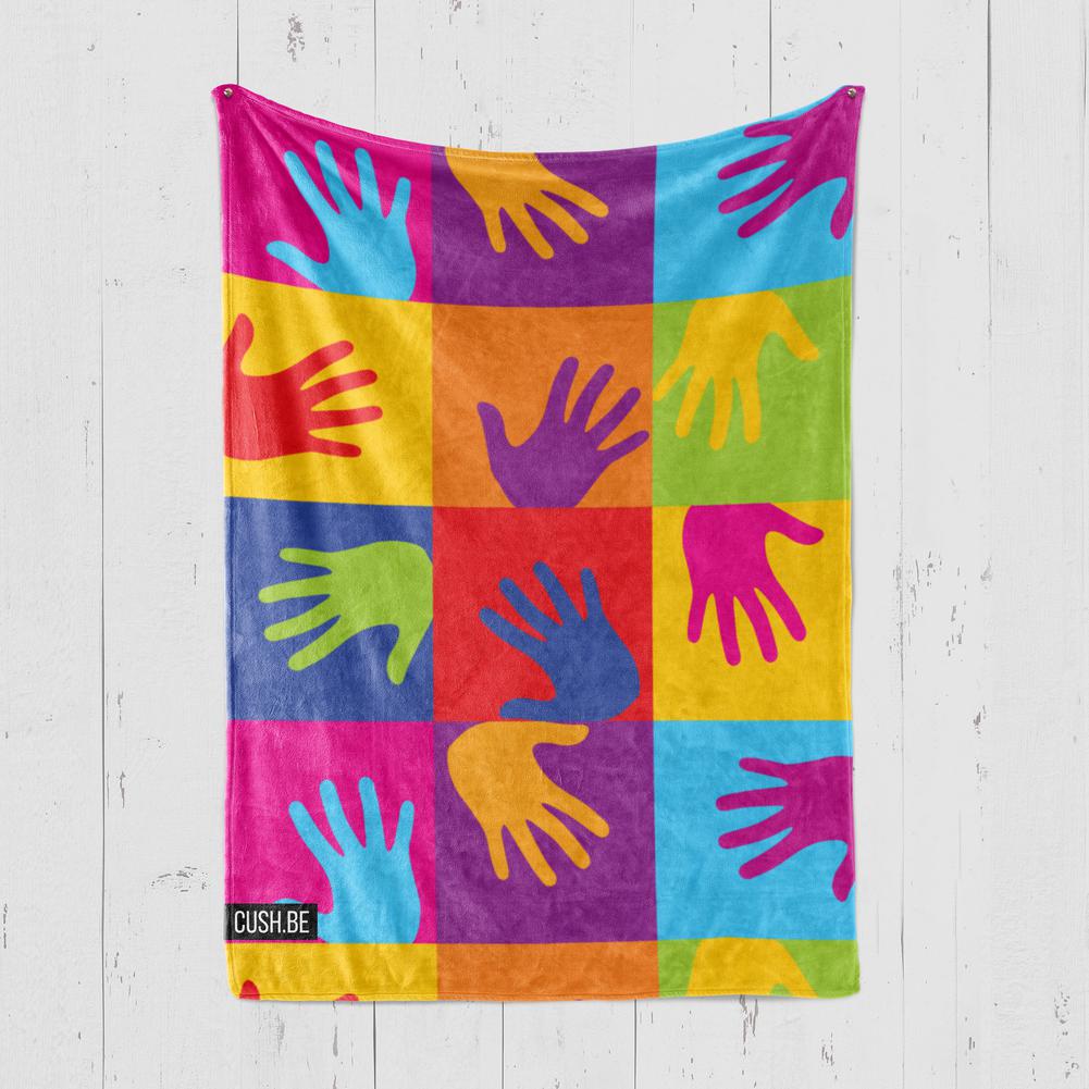 Одеяло Поп Арт ръце