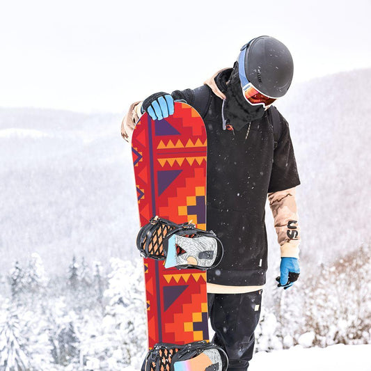 Сноуборд скин Червен килим