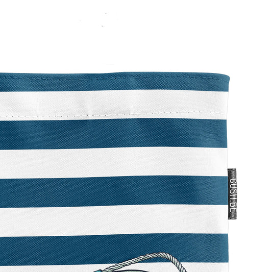 Голяма чанта Морски стил