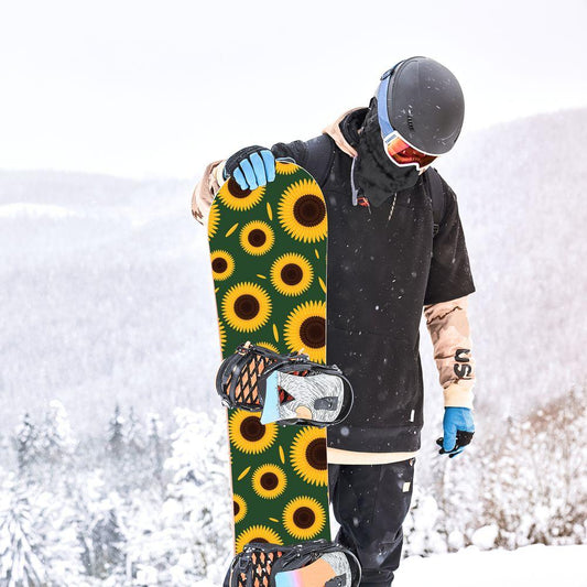 Сноуборд скин Слънчогледи