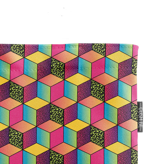 Голяма чанта Цветни кубчета