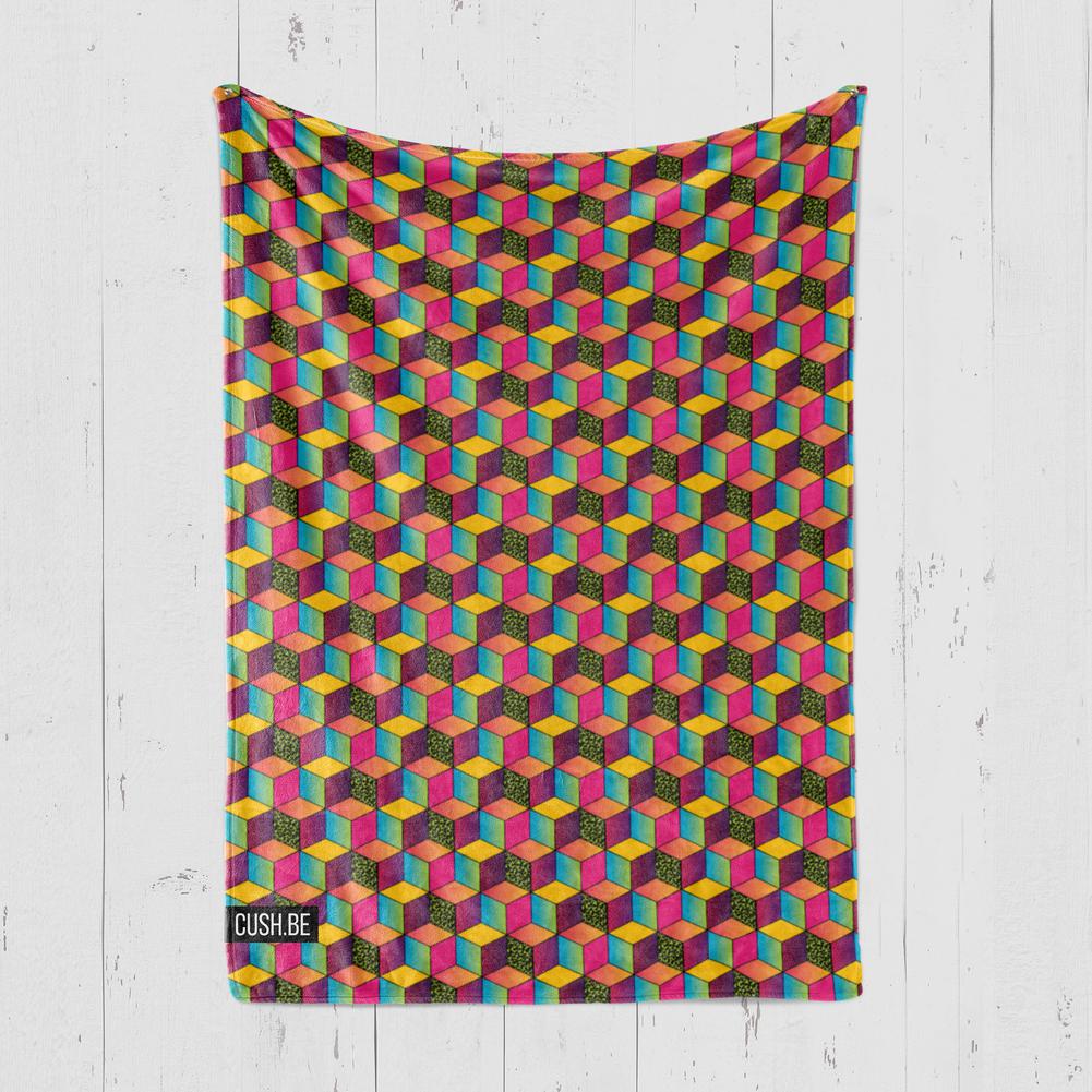 Одеяло Цветни кубчета