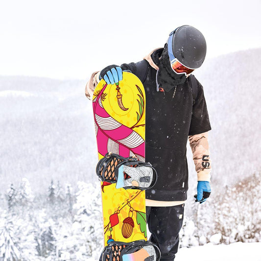 Сноуборд скин Когато дойде есента