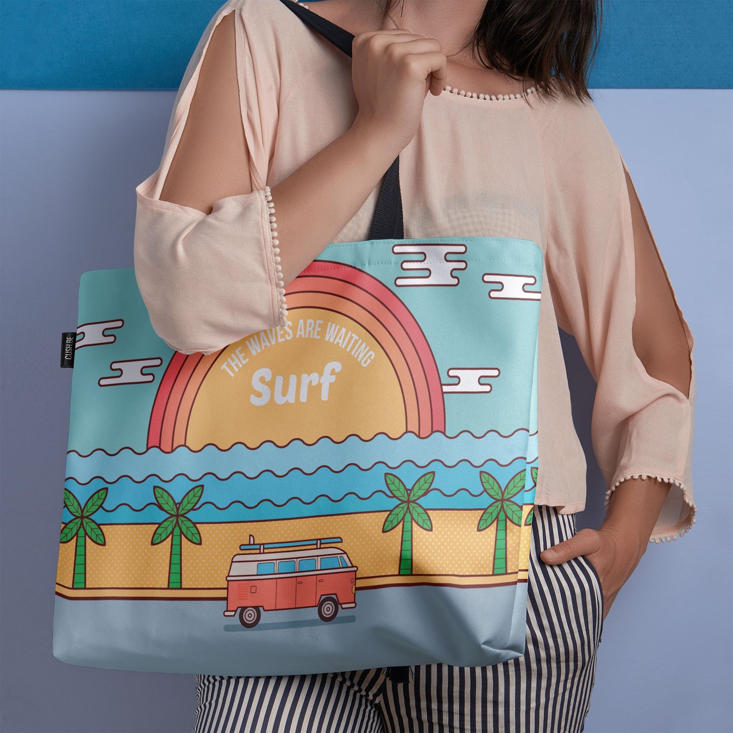 Голяма чанта Вълните чакат