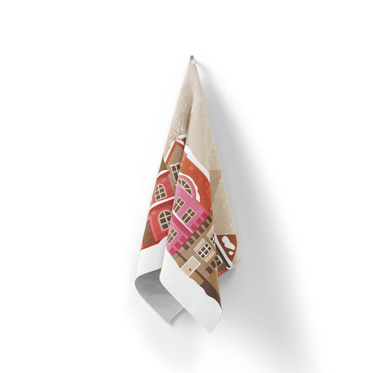 Домашна кърпа Снежен град