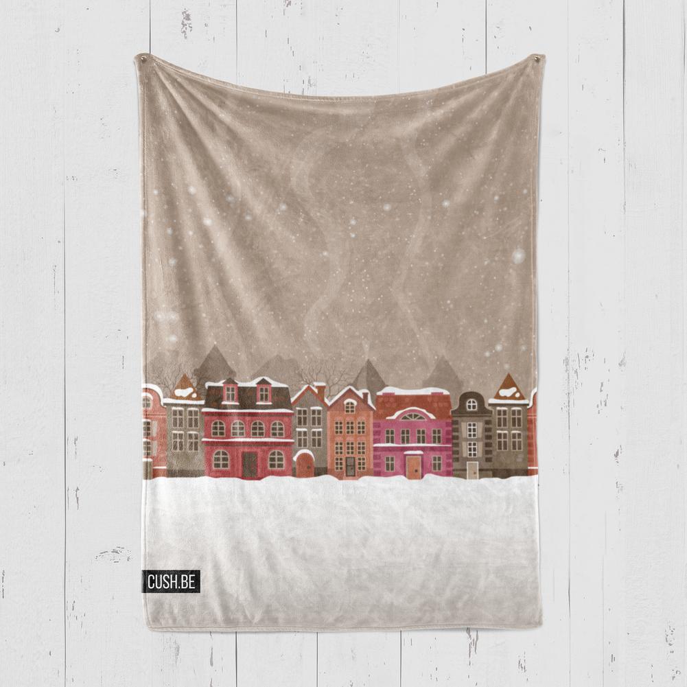 Одеяло Снежен град