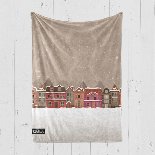Одеяло Снежен град