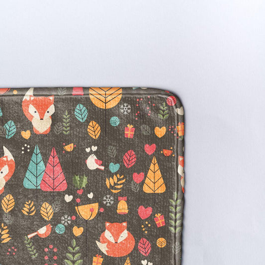 Плажна кърпа Зимна лисица