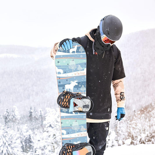 Сноуборд скин Зима