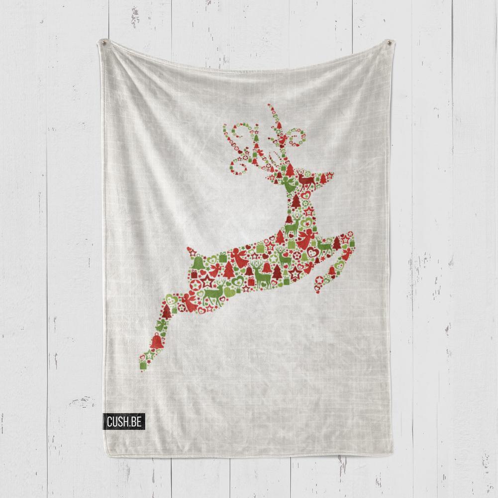 Одеяло Коледен елен