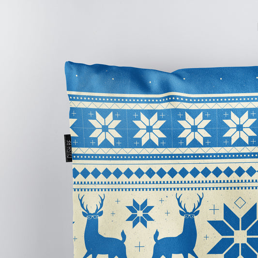 Възглавница Елени и снежинки