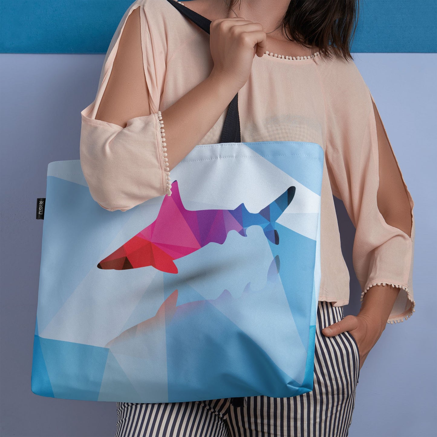 Голяма чанта Кристална акула