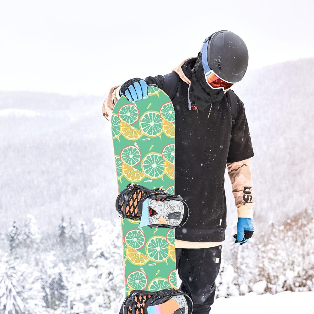 Сноуборд скин Цитрусови резенчета