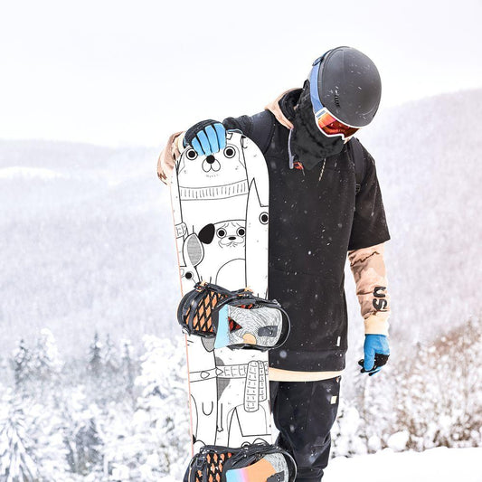 Сноуборд скин Кучета и котки