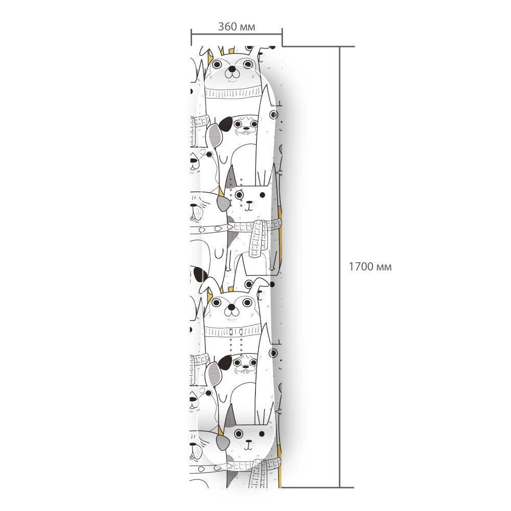 Сноуборд скин Кучета и котки