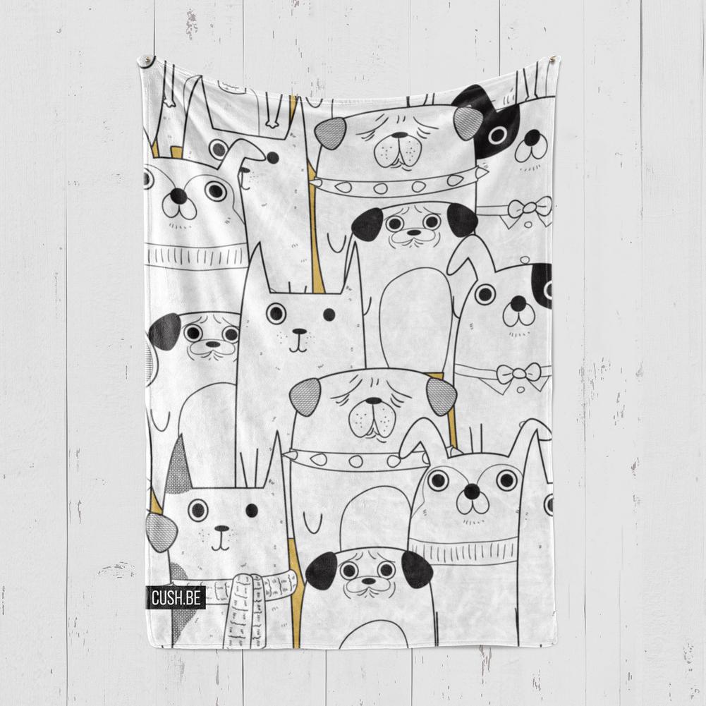 Одеяло Кучета и котки