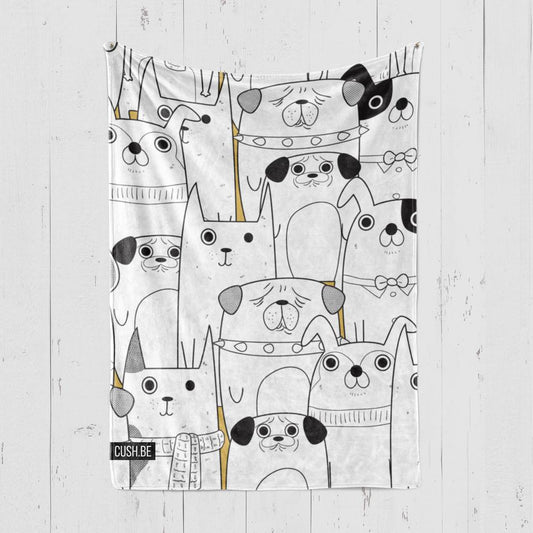 Одеяло Кучета и котки