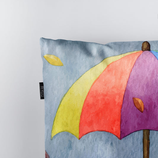 Възглавница Лисица в дъжда