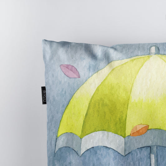 Възглавница Енот в дъжда