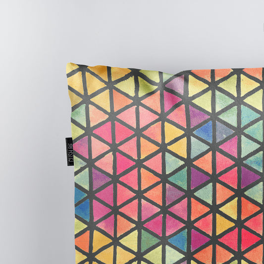 Възглавница Акварелни триъгълници