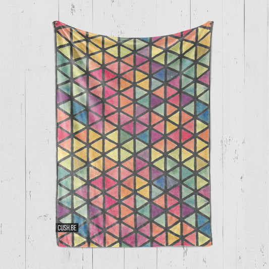 Одеяло Акварелни триъгълници