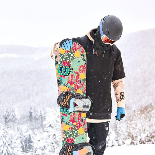 Сноуборд скин Пъстри кактуси