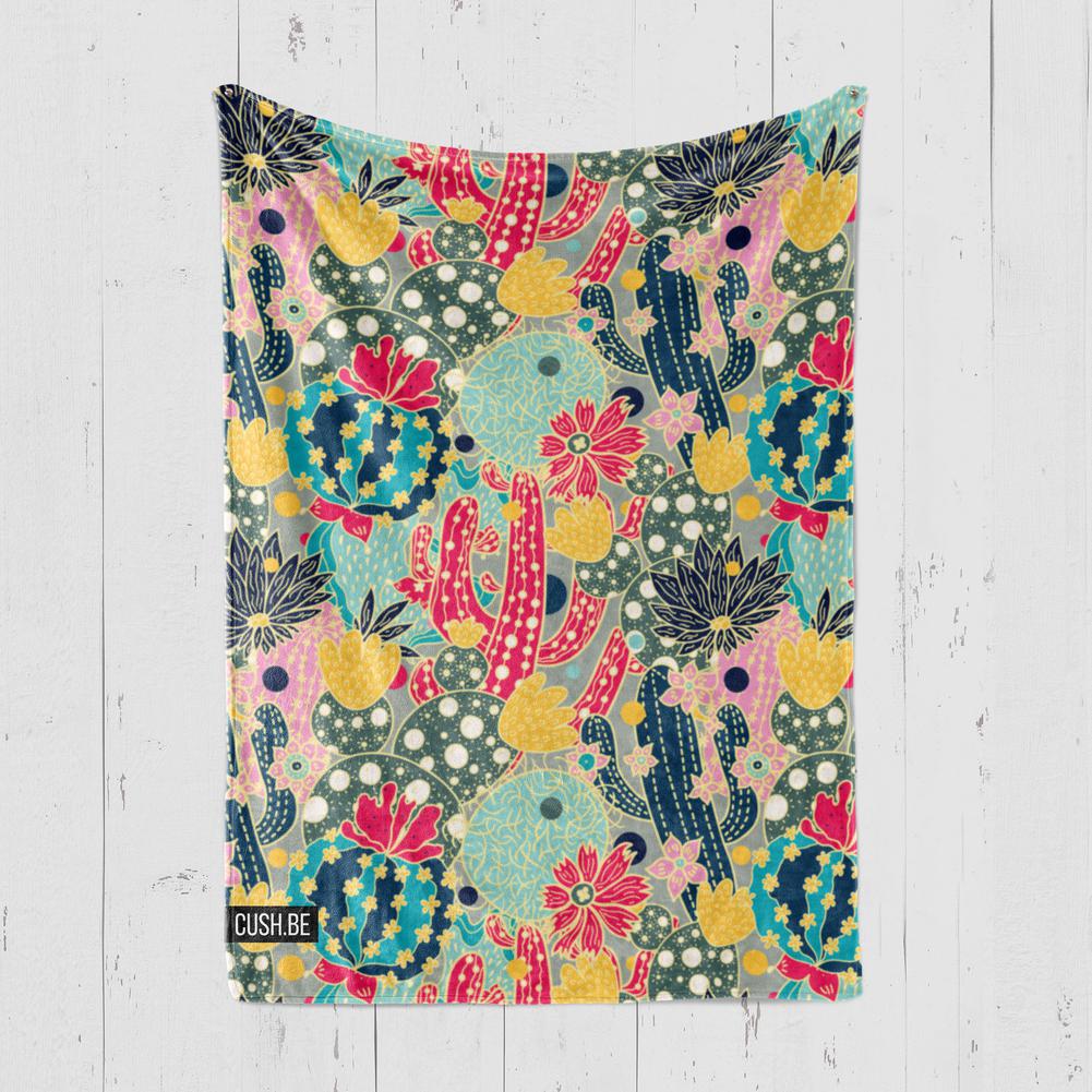 Одеяло Пъстри кактуси