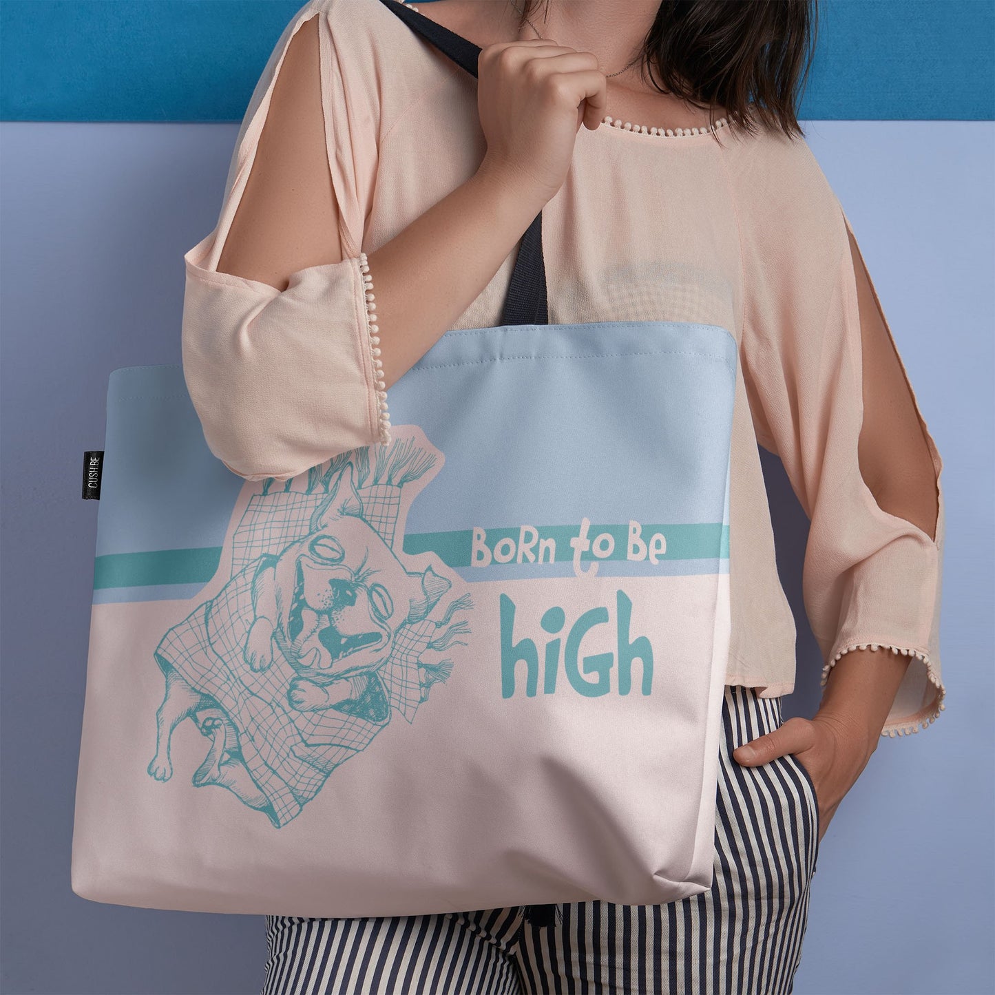 Голяма чанта Born To Be High