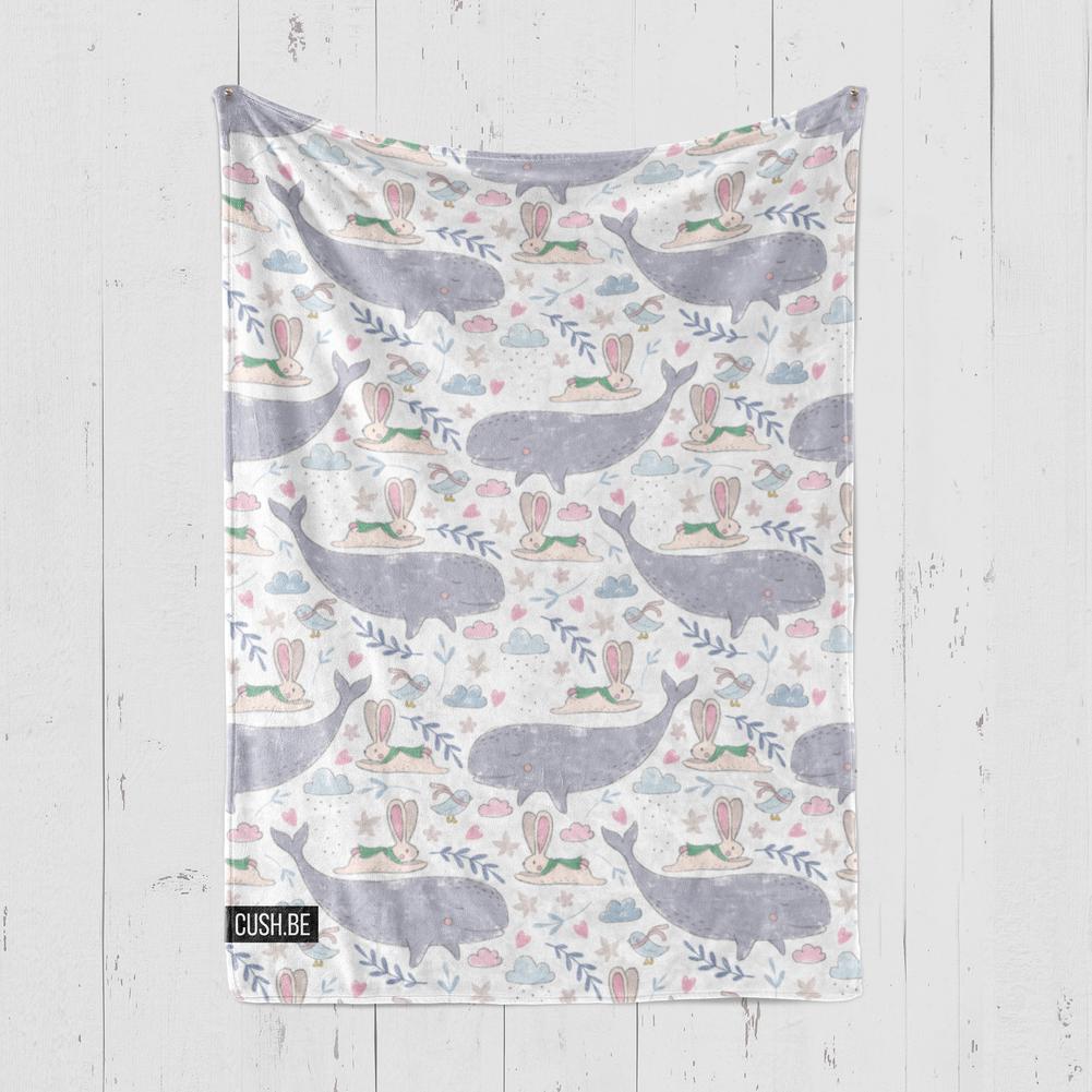 Одеяло Птица кацнала на кит