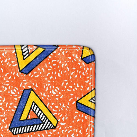 Плажна кърпа Безкрайност в портокал