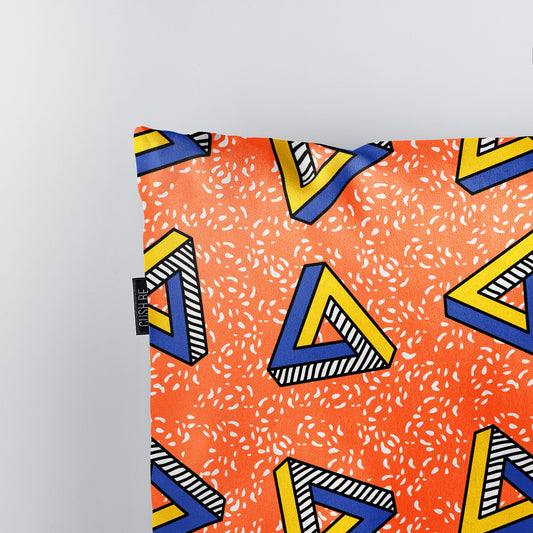 Възглавница Безкрайност в портокал