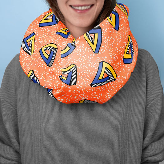 Шал Безкрайност в портокал