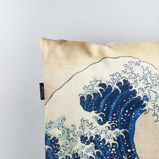 Възглавница Голямата вълна край Канагава на Кацушика Хокусай